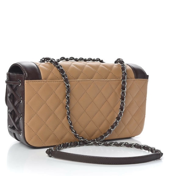 CHANEL Tan With Brown Trim & Ruthenium Metal - Picture 4 of 15